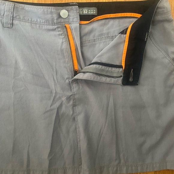 Icebreaker Destiny Wool Cotton Blend Gray Mini Skirt - Picture 3 of 9